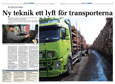 Ny teknik ett lyft för skogstransporterna
